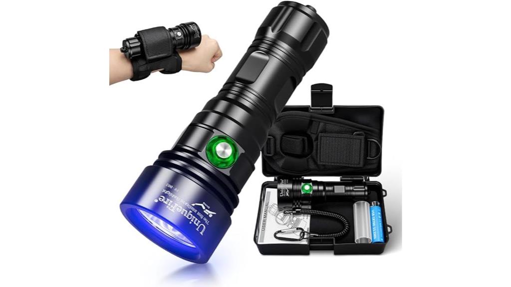 rechargeable underwater dive flashlight