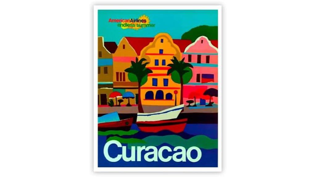 retro squiddy curacao sticker