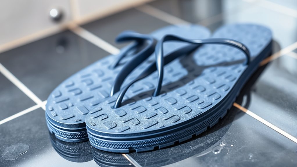safe comfortable shower footwear