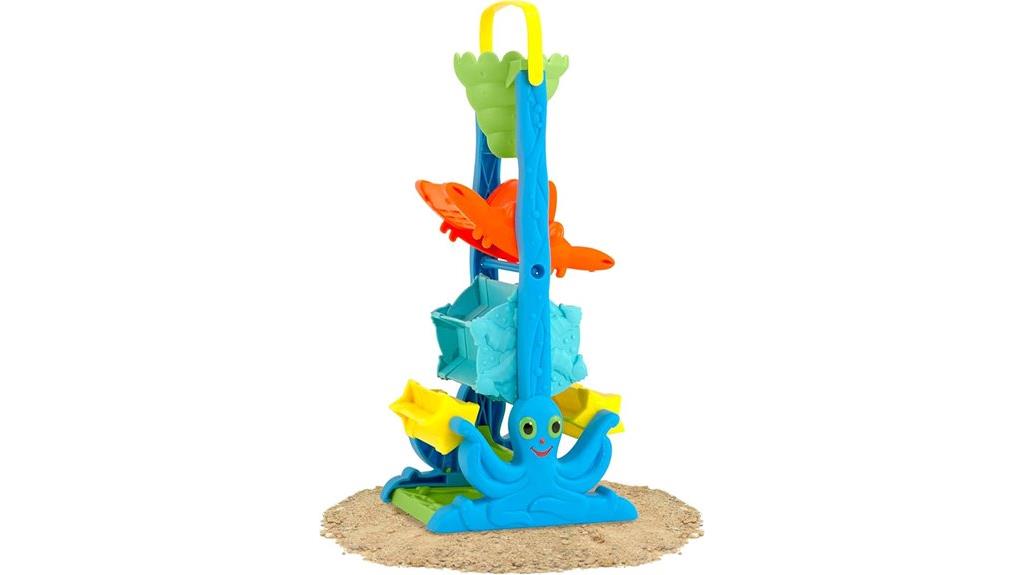 seaside themed sand funnel