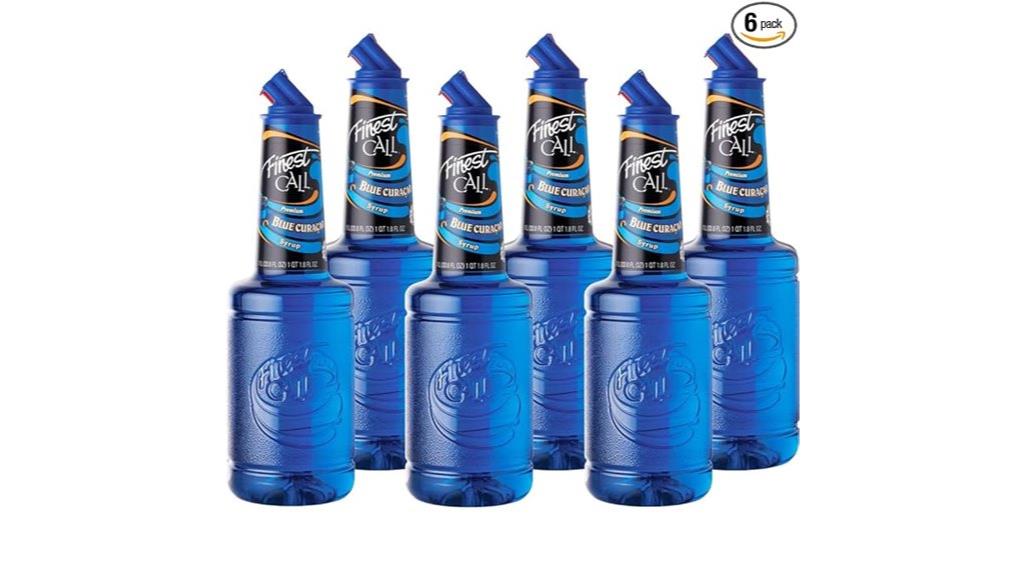 six liter blue curacao mix