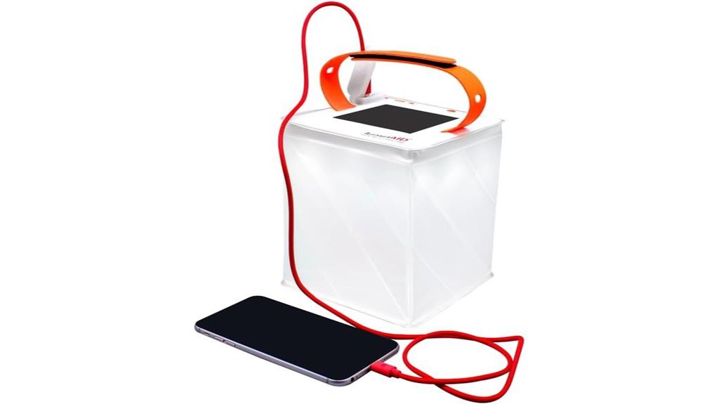 solar powered inflatable lantern