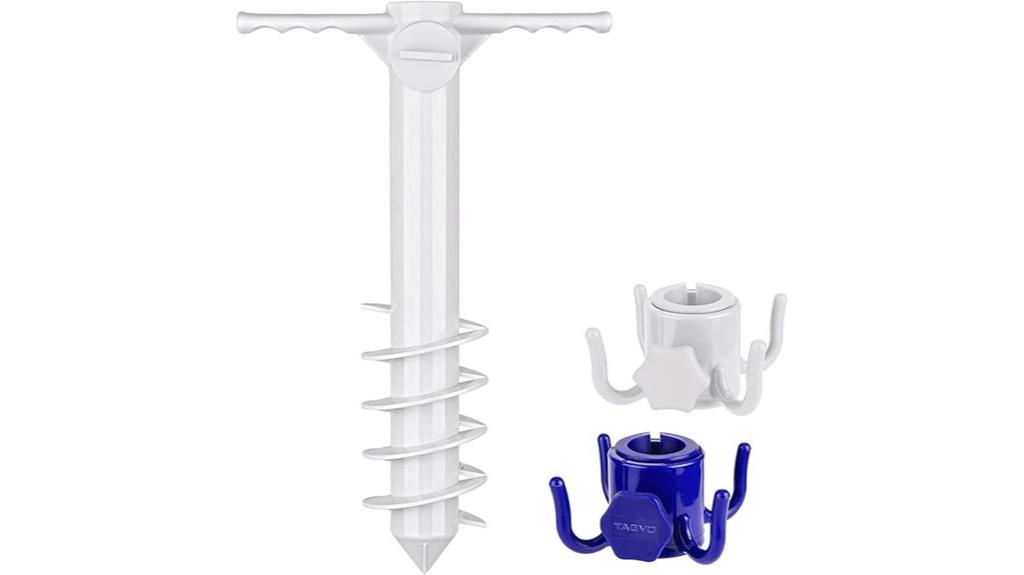 spiral screw beach anchor