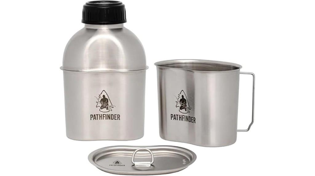 stainless steel canteen set