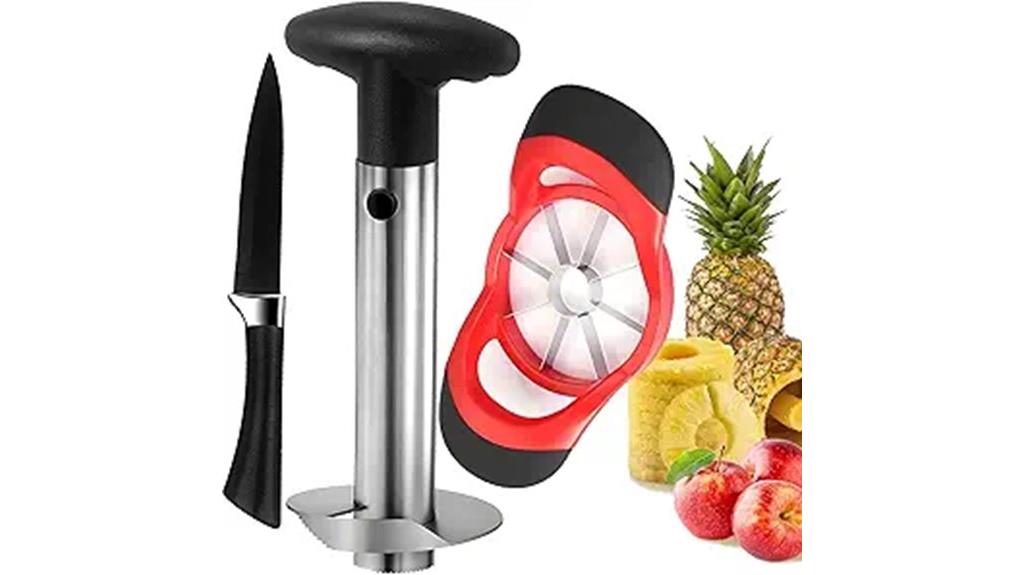 stainless steel pineapple slicer