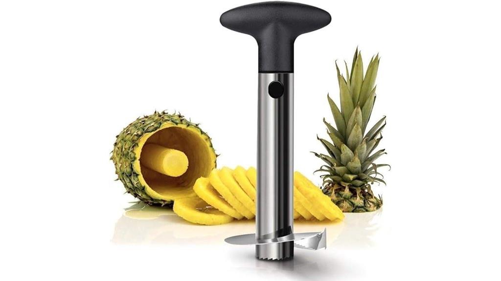 stainless steel pineapple slicer