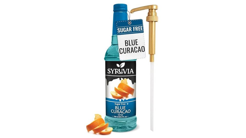 sugar free blue curacao