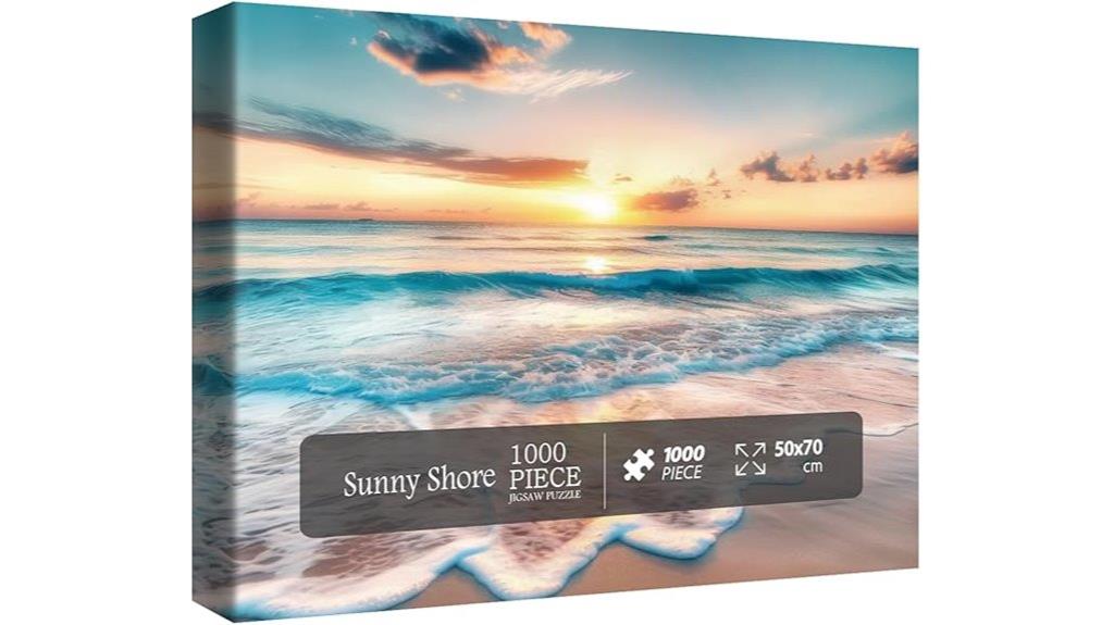 sunset beach puzzle