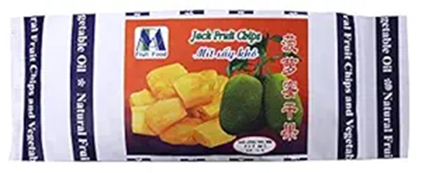 sweet dried jackfruit chips