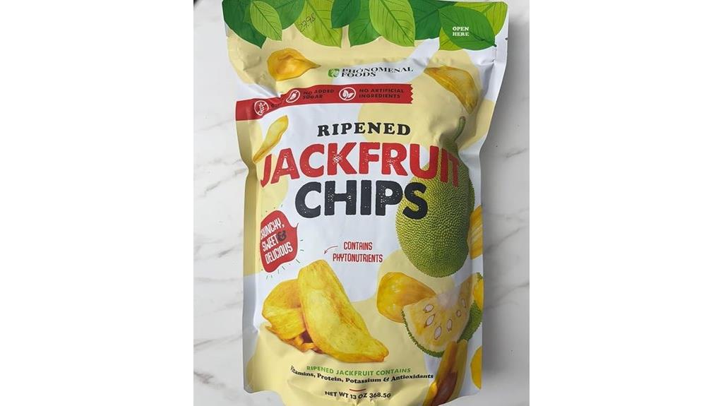 sweet jackfruit chips