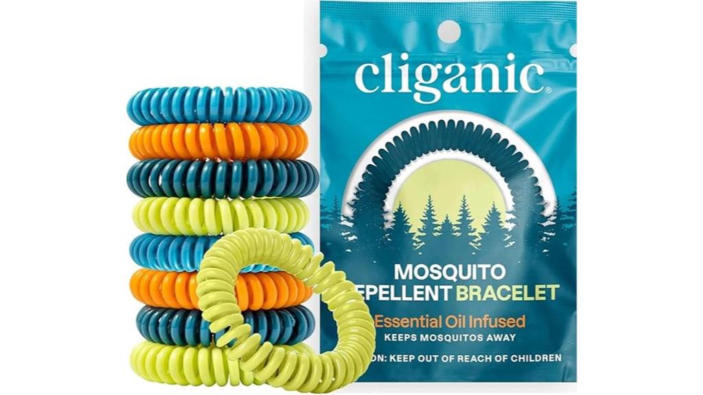 ten bracelets for mosquitoes