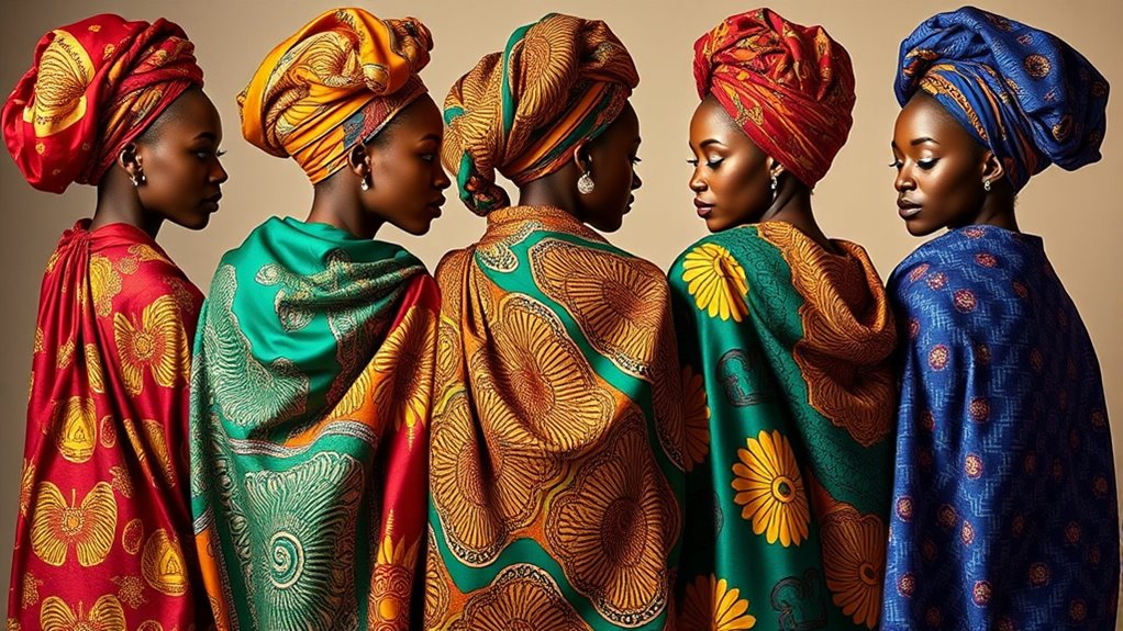 top african print headwraps