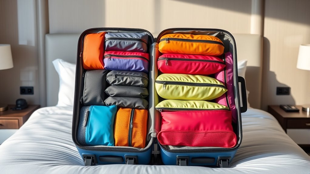 top compression packing cubes