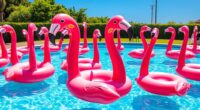top inflatable flamingo pool floats