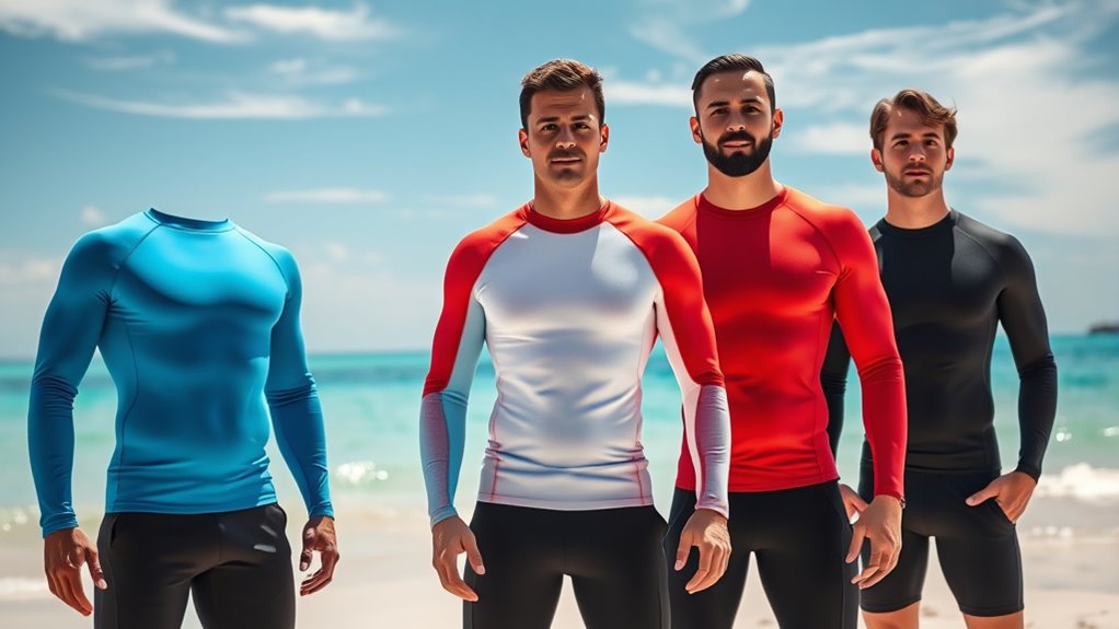 top men s uv rash guards
