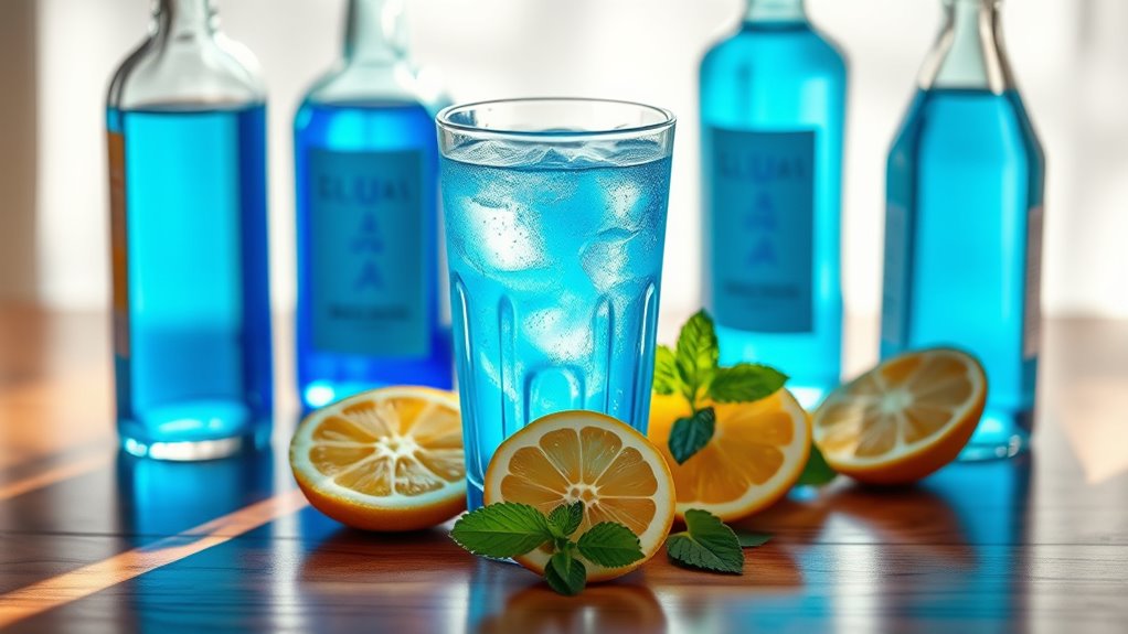 top non alcoholic blue cura ao syrups