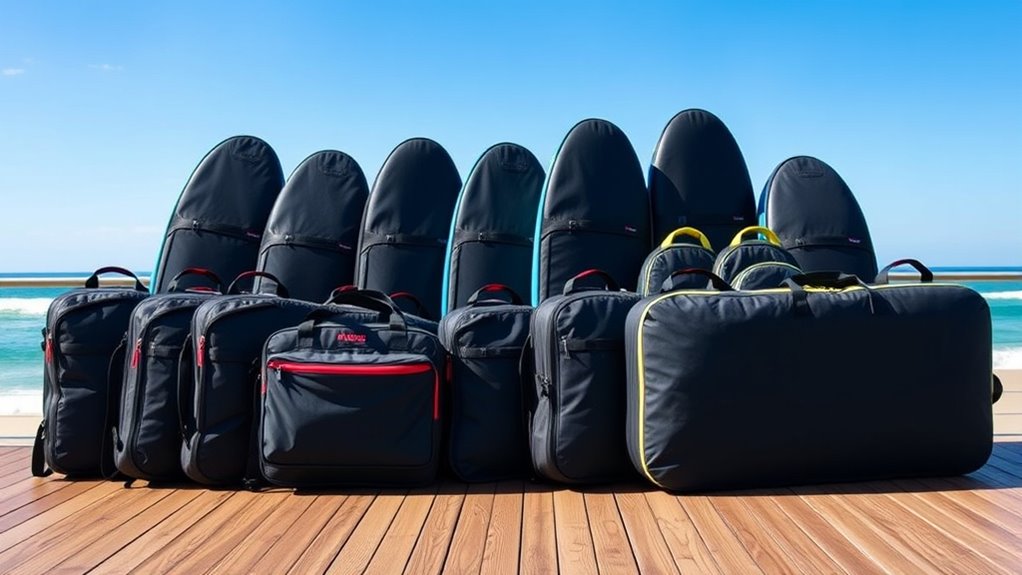 top padded surfboard travel bags