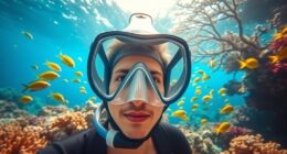 top panoramic snorkel masks