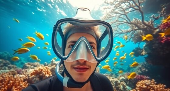 top panoramic snorkel masks