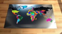 top scratch world map posters