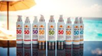 top spf70 spray sunscreens