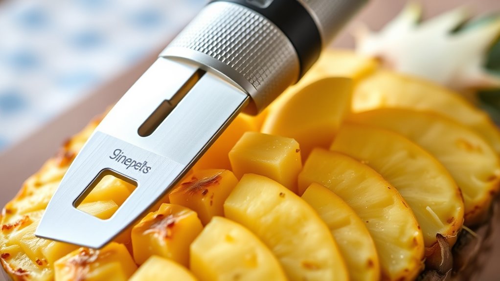 top stainless pineapple corers