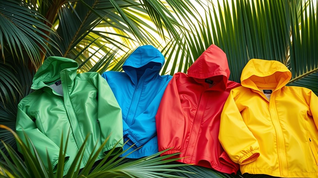 top tropical rain jackets