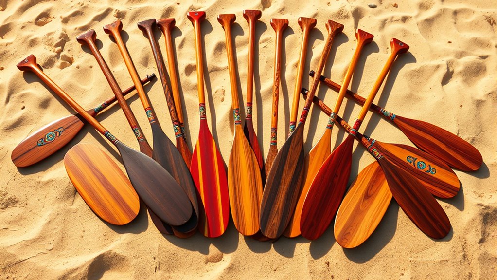 top wooden canoe paddles