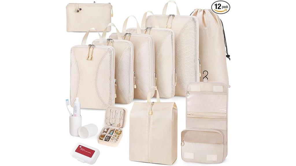 travel packing cubes set