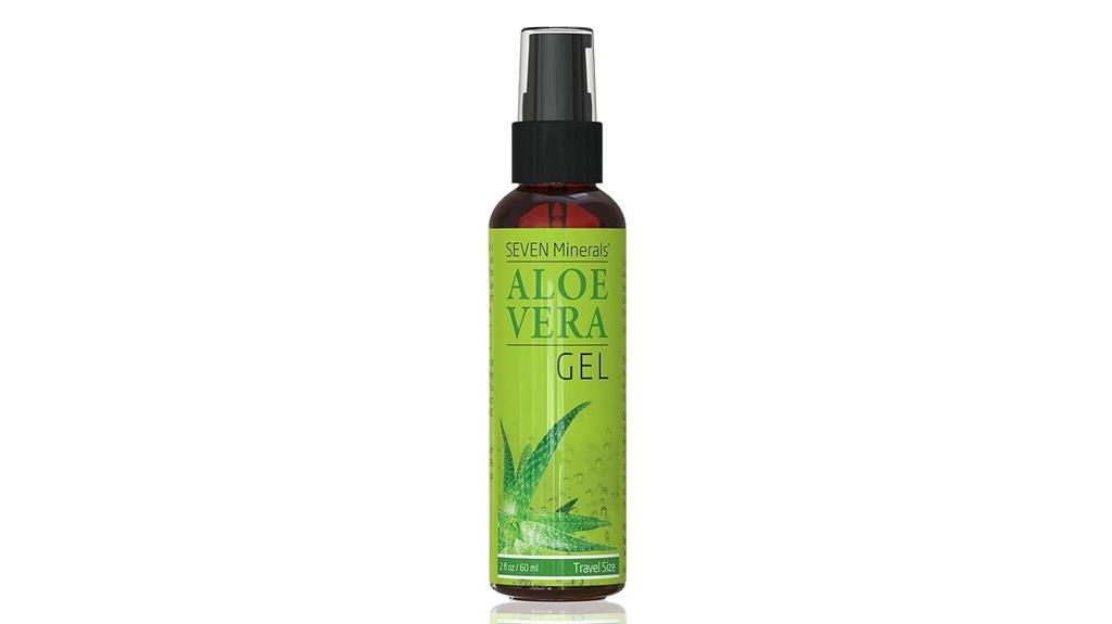 travel size organic aloe gel