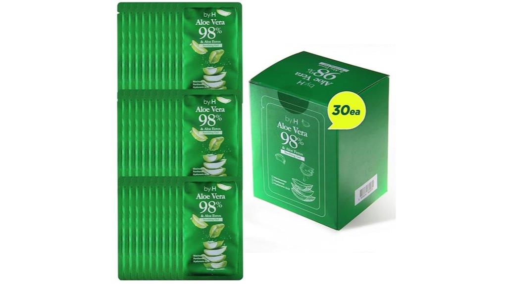travel size organic aloe gel