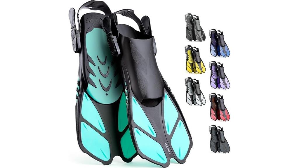 travel sized adjustable snorkeling fins