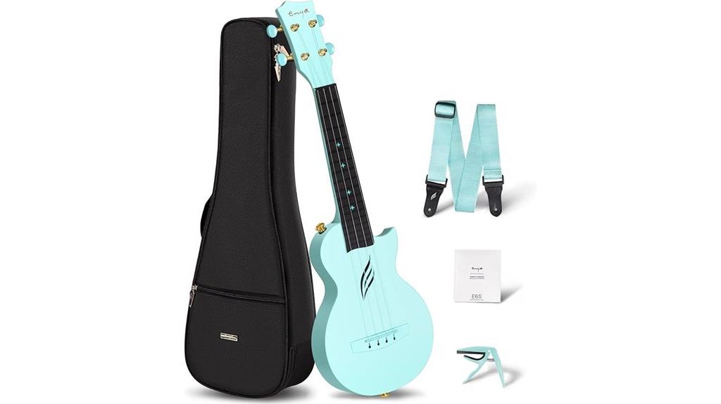 travel sized carbon fiber ukulele