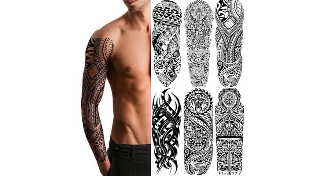 tribal sleeve tattoo design