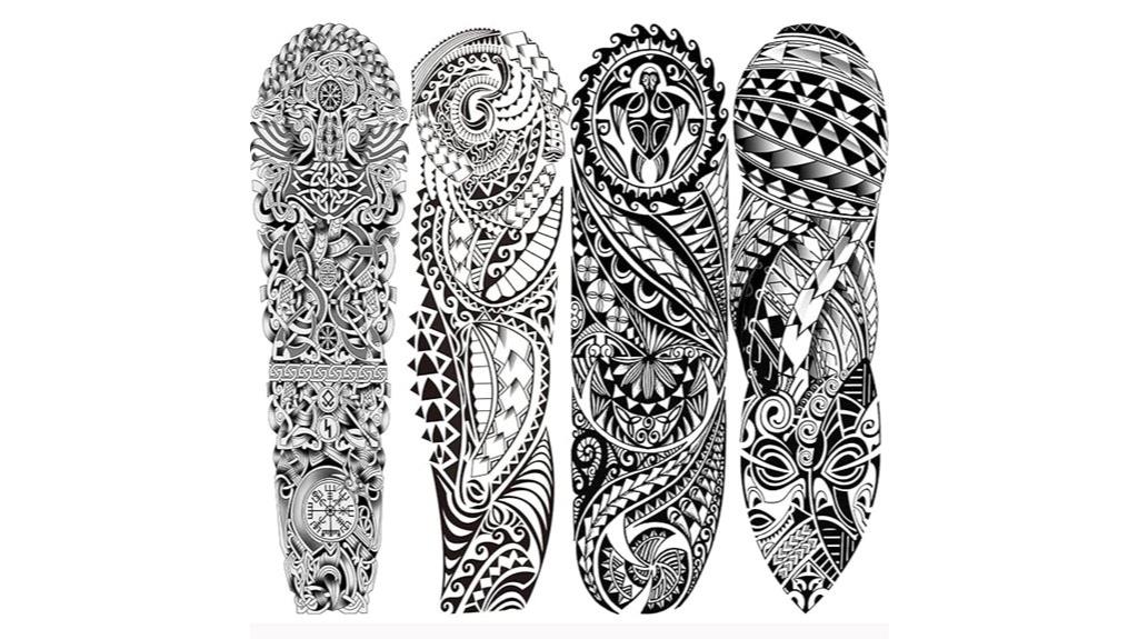 tribal tattoo sleeve set