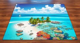 tropical caribbean puzzle collection
