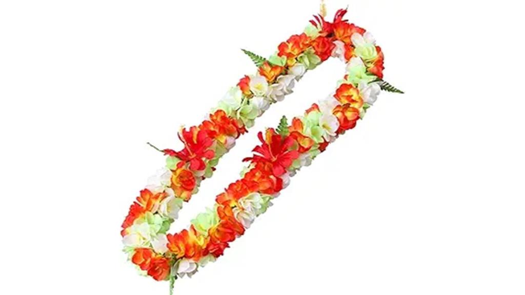 tropical flower leis