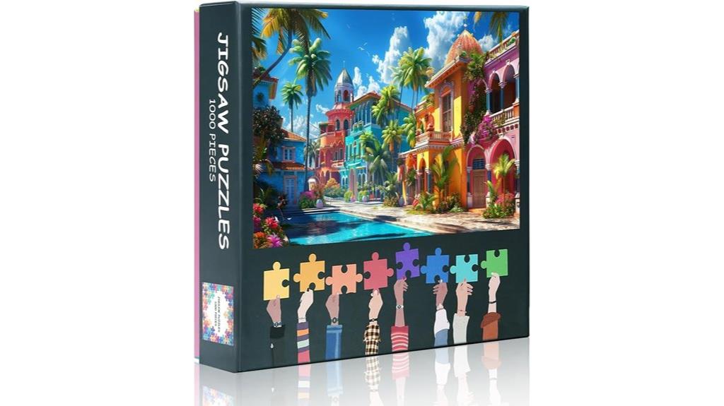 tropical paradise puzzle pieces