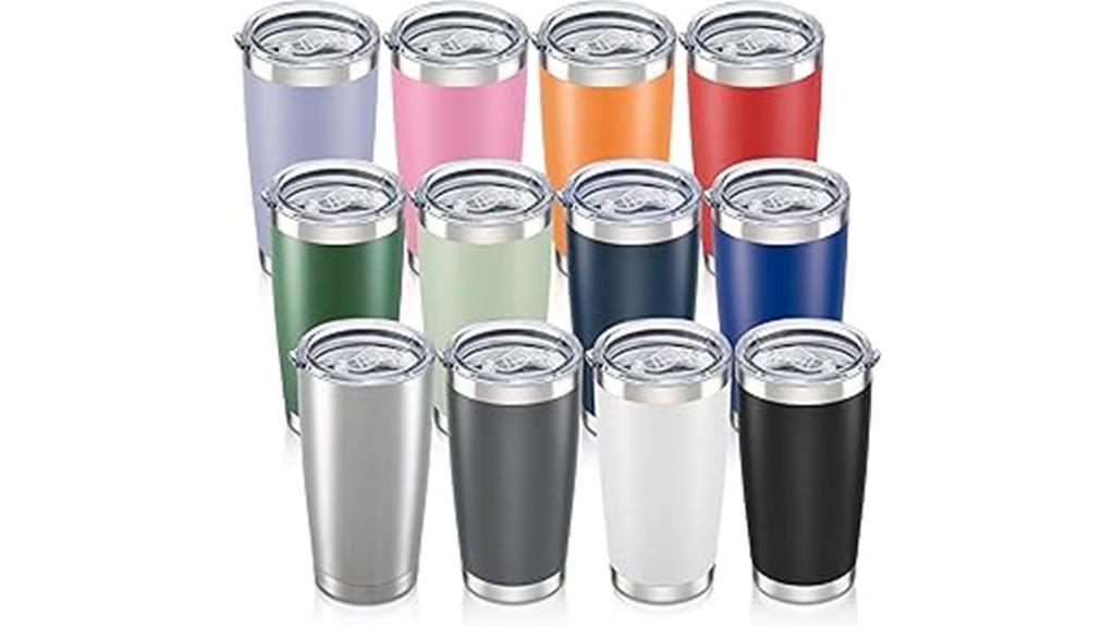 twelve 20 oz tumblers