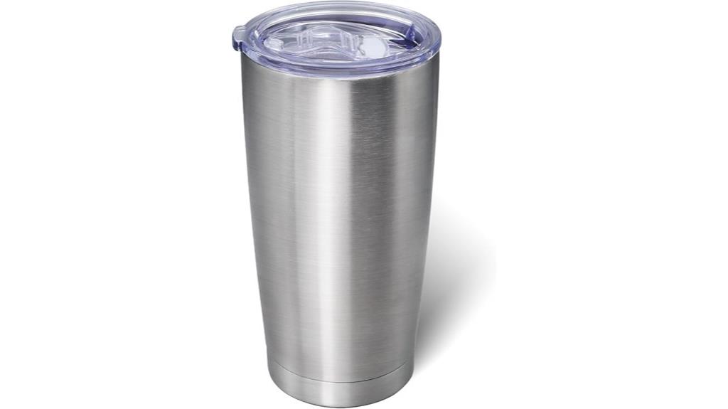 twenty ounce stainless tumbler