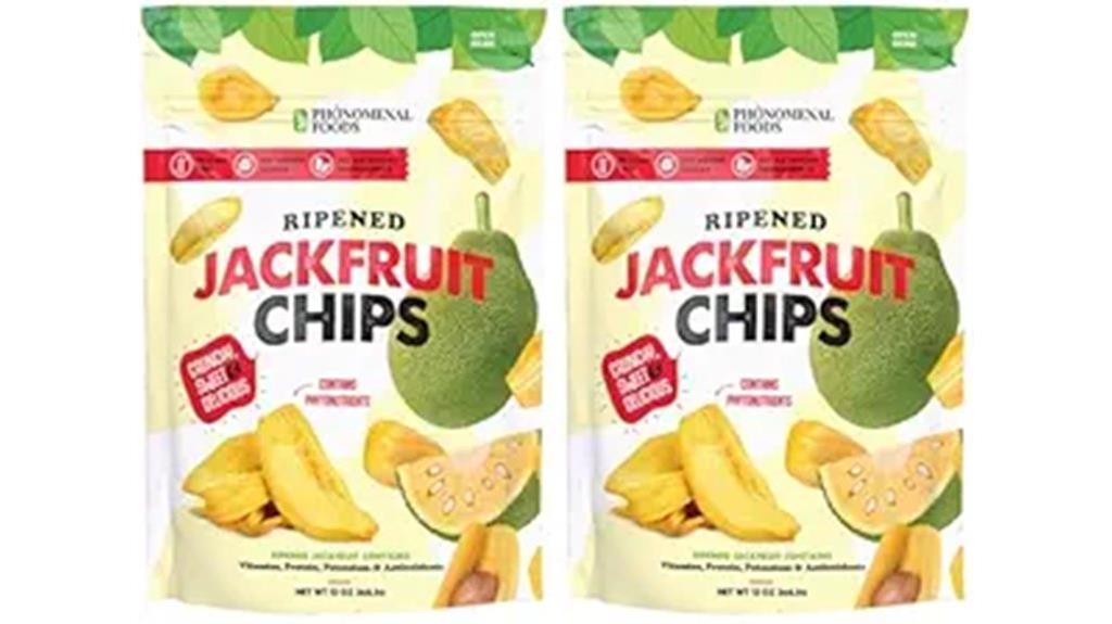 two pack jackfruit chips