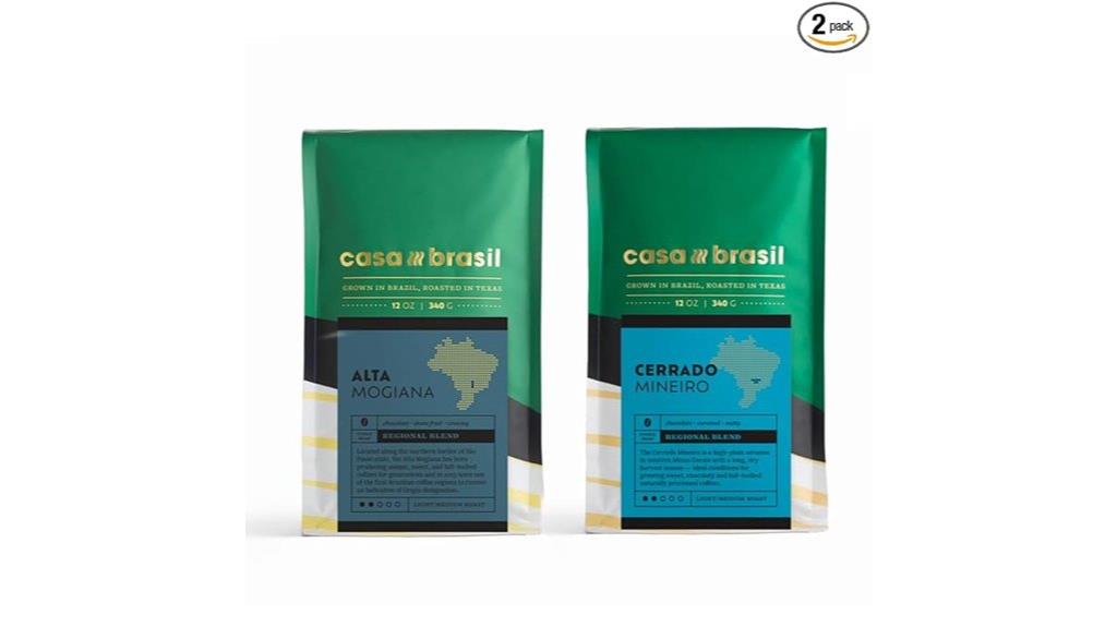 two pack whole bean coffee