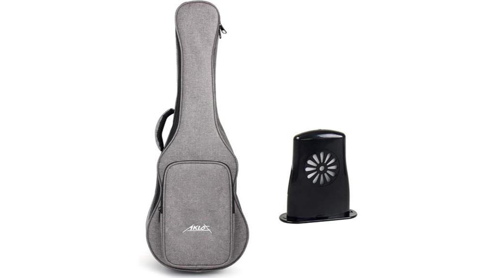 ukulele gig bag with humidifier