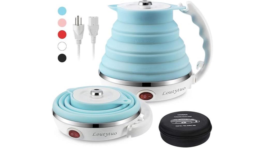 ultrathin silicone travel kettle