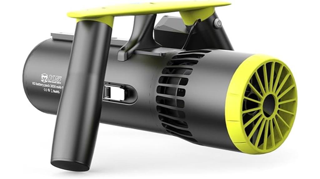 underwater scooter with camera