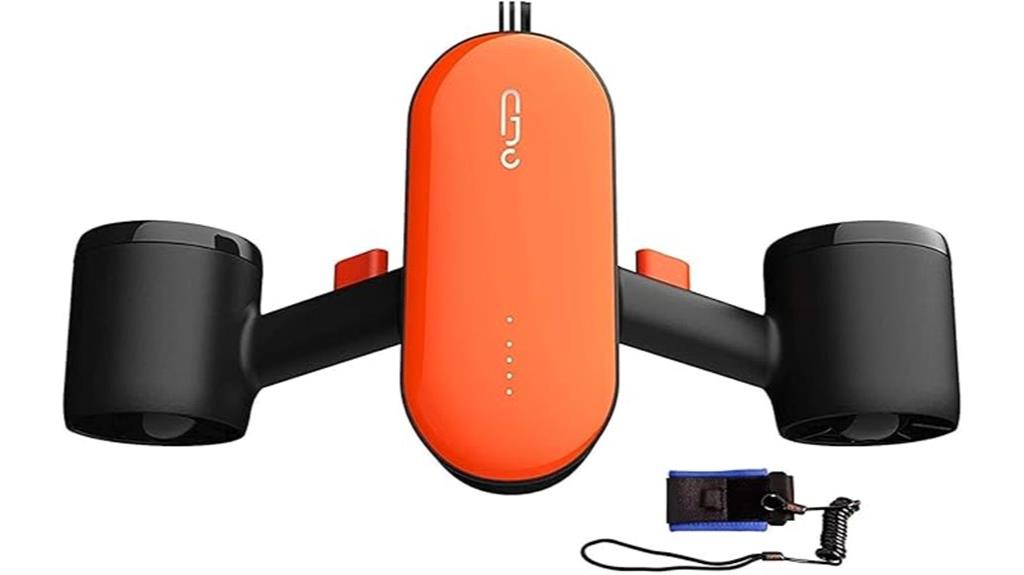 underwater scooter with dual motors