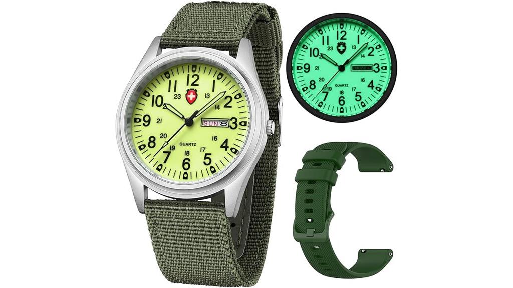 unisex military nylon watch