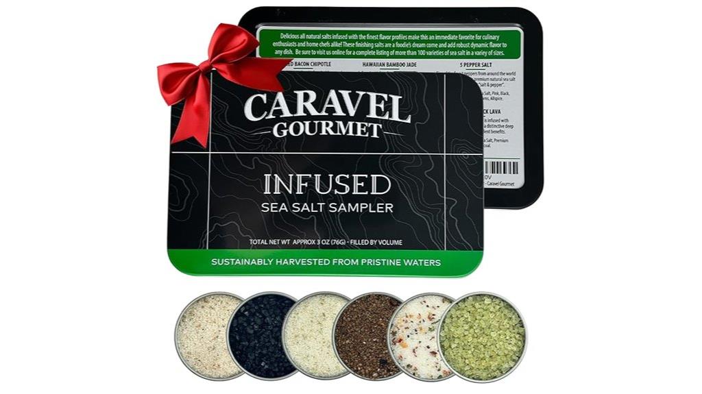 variety of infused salts