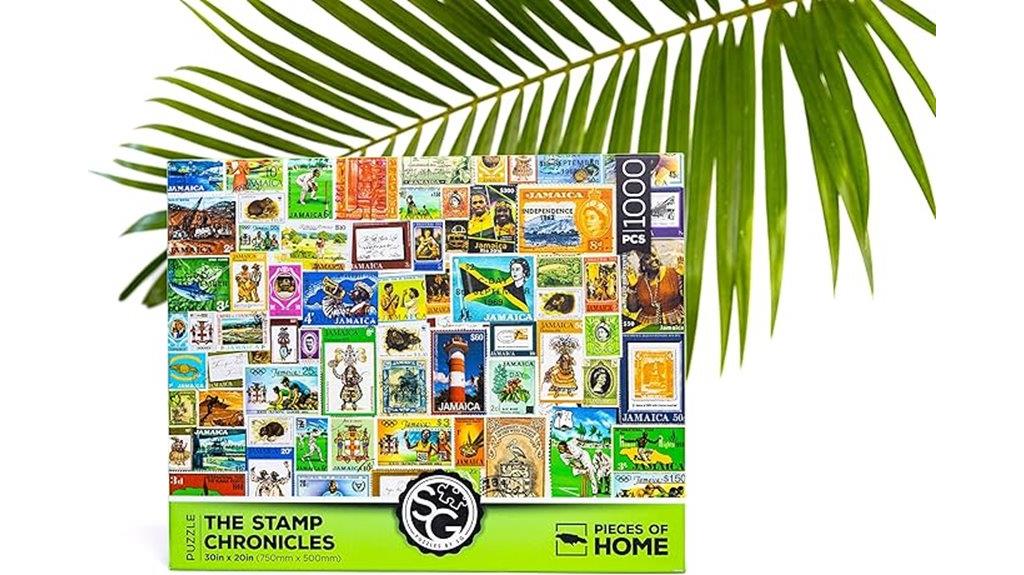 vintage stamp puzzle collection