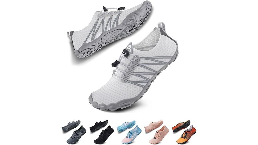 water resistant athletic footwear